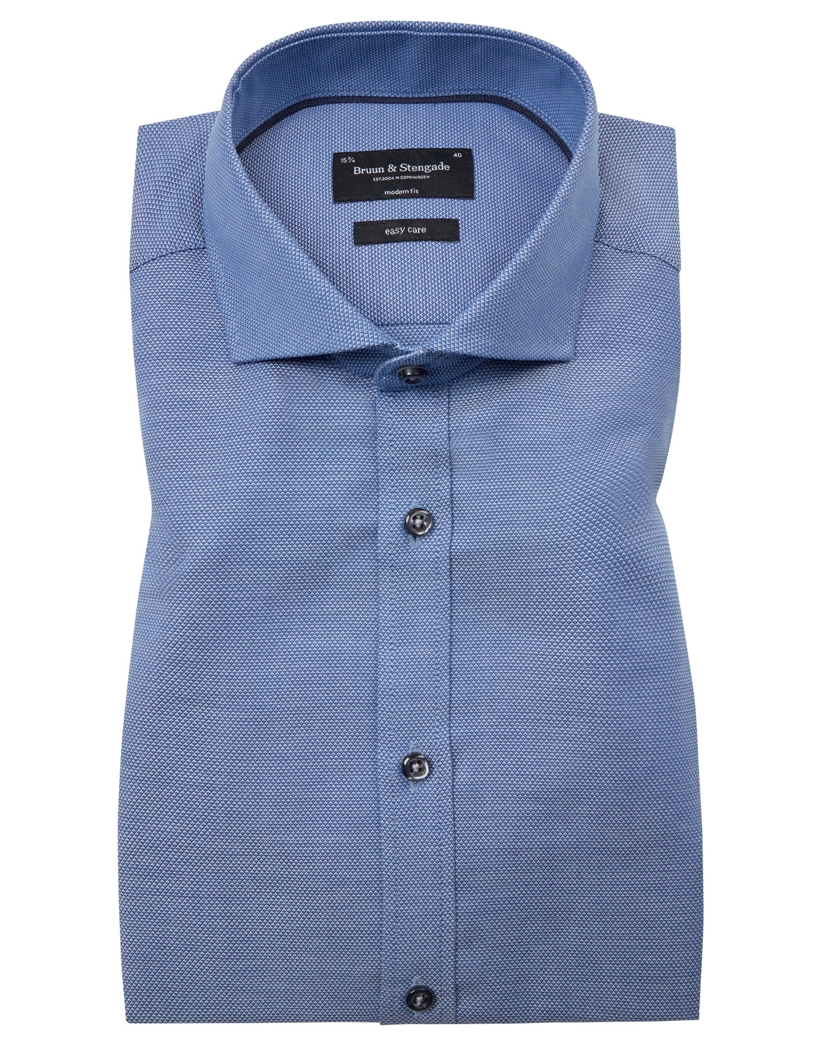 BS Dzeko Modern Fit Skjorte - Blue