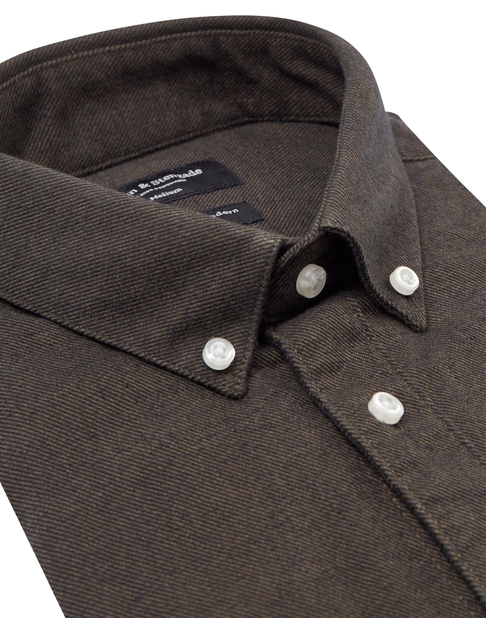 BS Ebruma Casual Modern Fit Skjorte - Dark Green