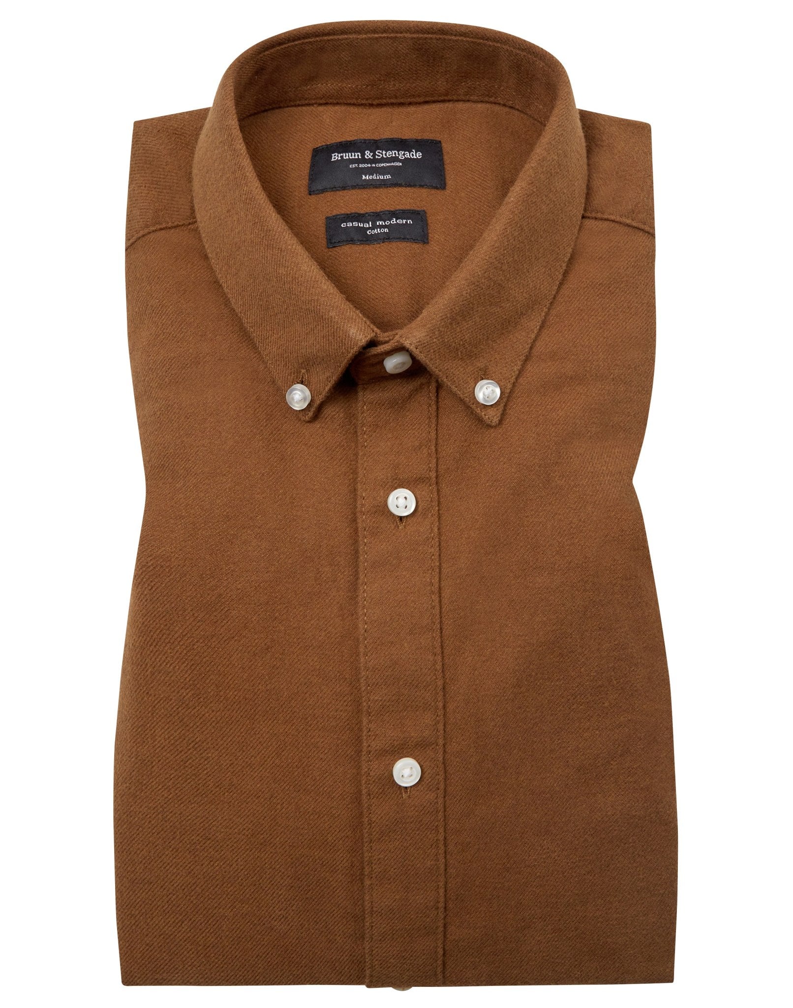 BS Ebruma Casual Modern Fit Skjorte - Ochre