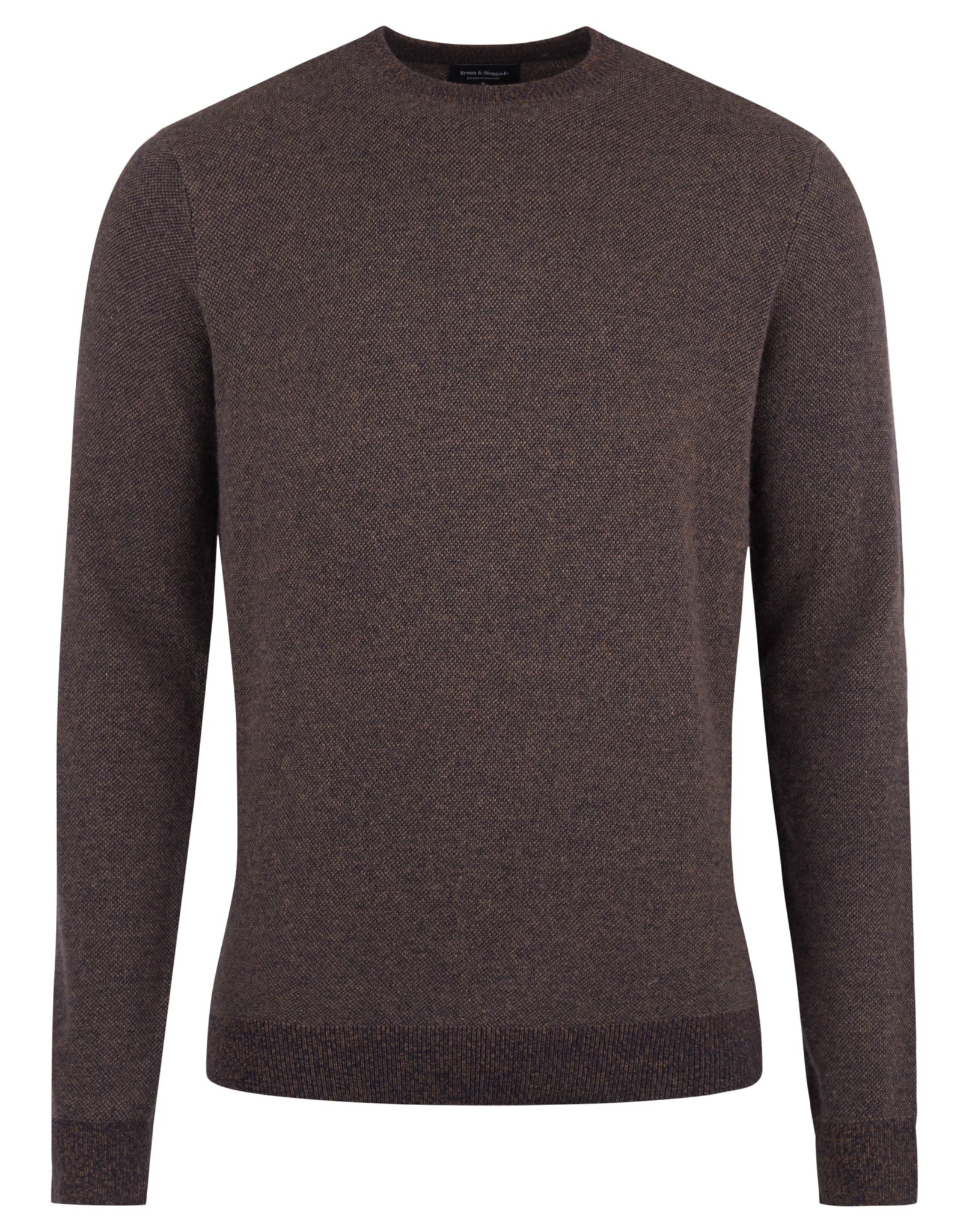 BS Ernest Regular Fit Strik - Brown