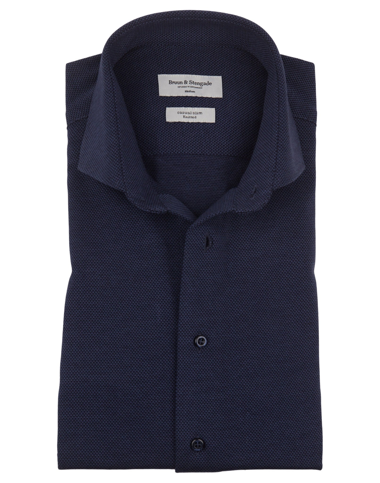 BS Geraint Slim Fit Skjorte - Blue