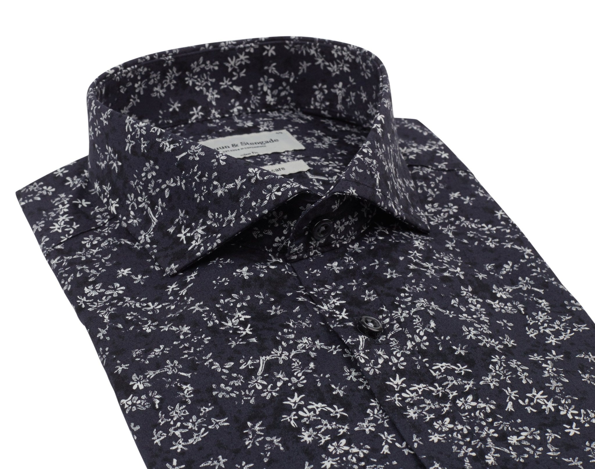 BS Jackson Slim Fit Skjorte - Navy