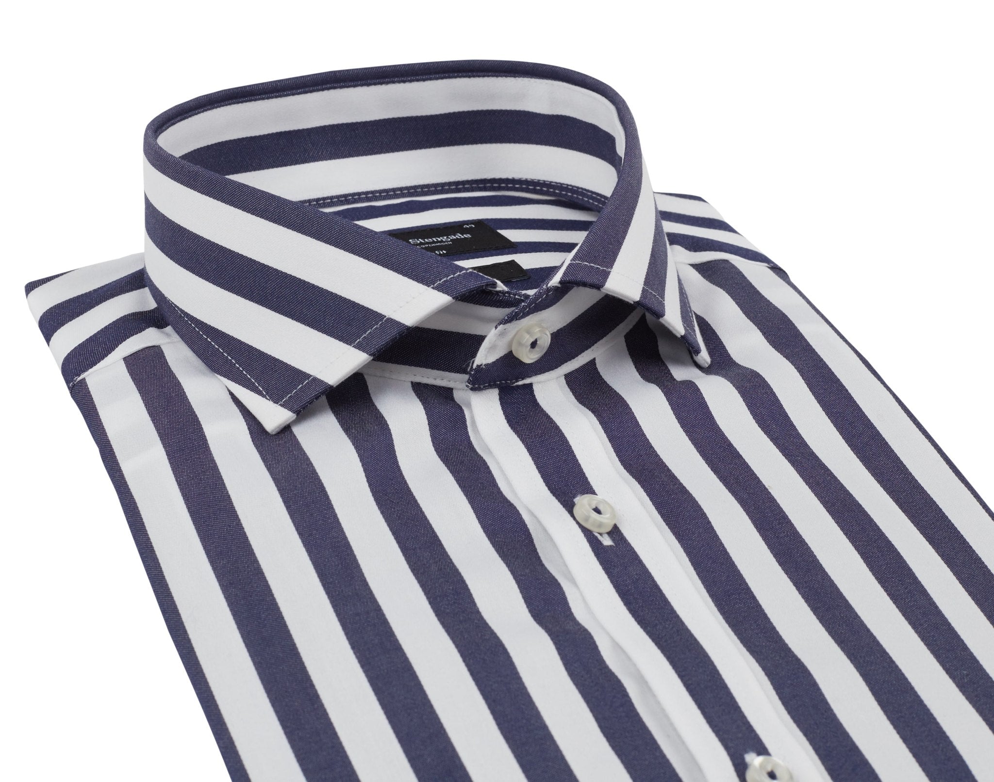 BS Jadon Modern Fit Skjorte - Navy