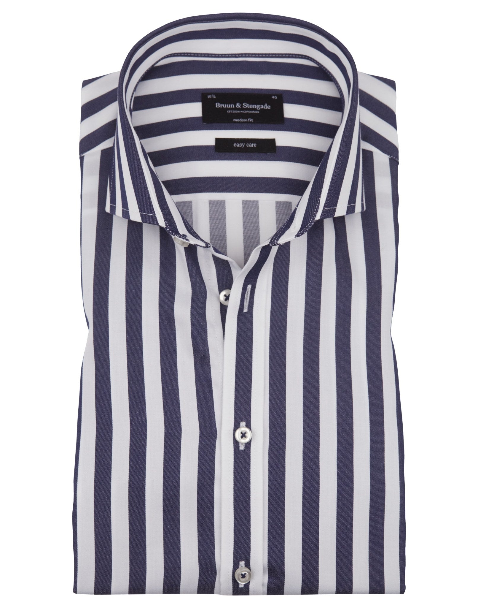 BS Jadon Modern Fit Skjorte - Navy