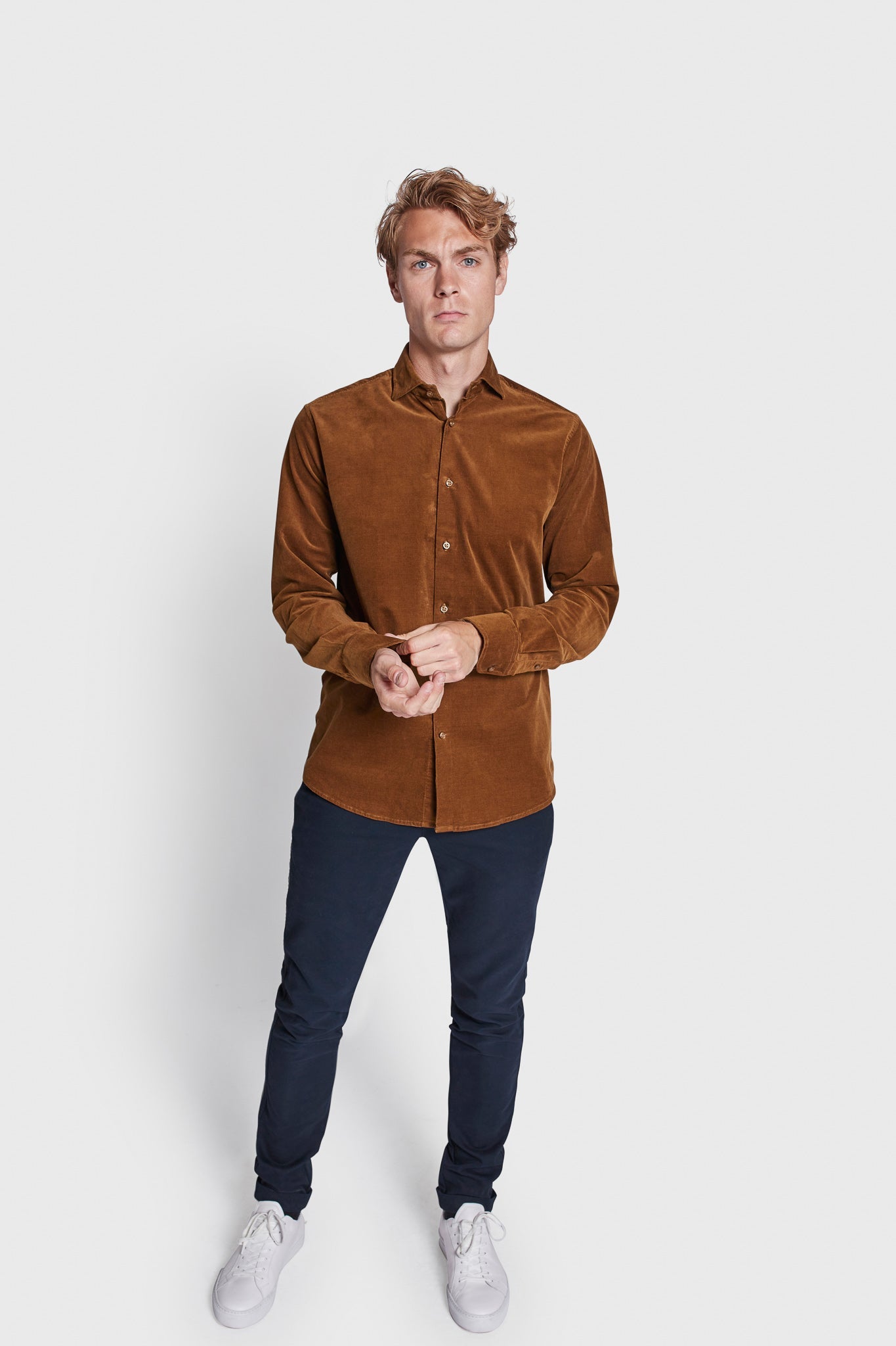 BS Jallow Casual Modern Fit Skjorte - Ochre
