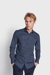 BS Jax Slim Fit Shirt - Navy