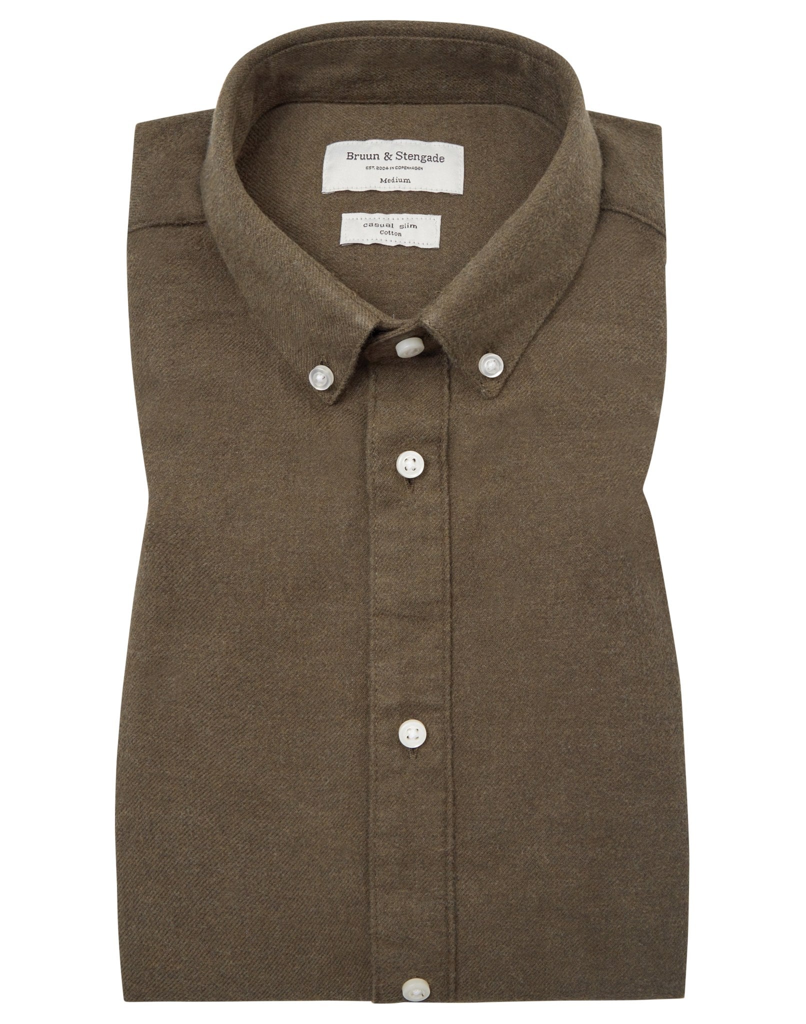 BS Jobe Casual Slim Fit Skjorte - Green