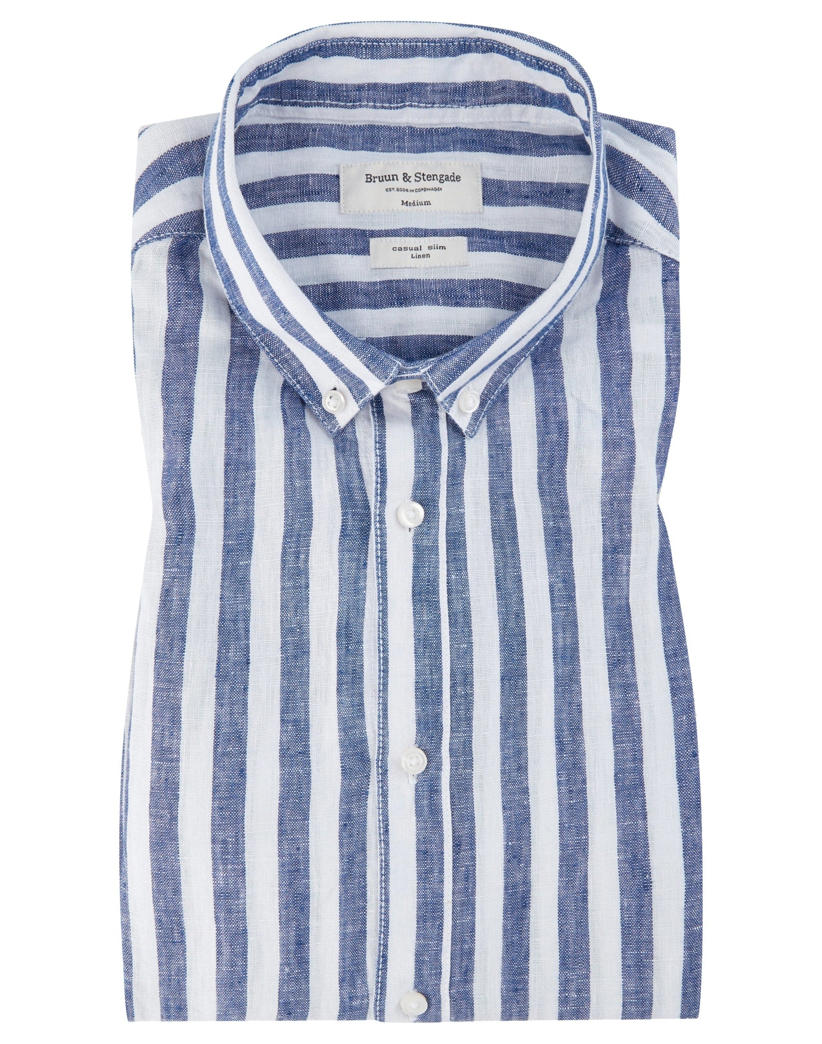 BS Kumamoto Slim Fit Skjorte - Navy