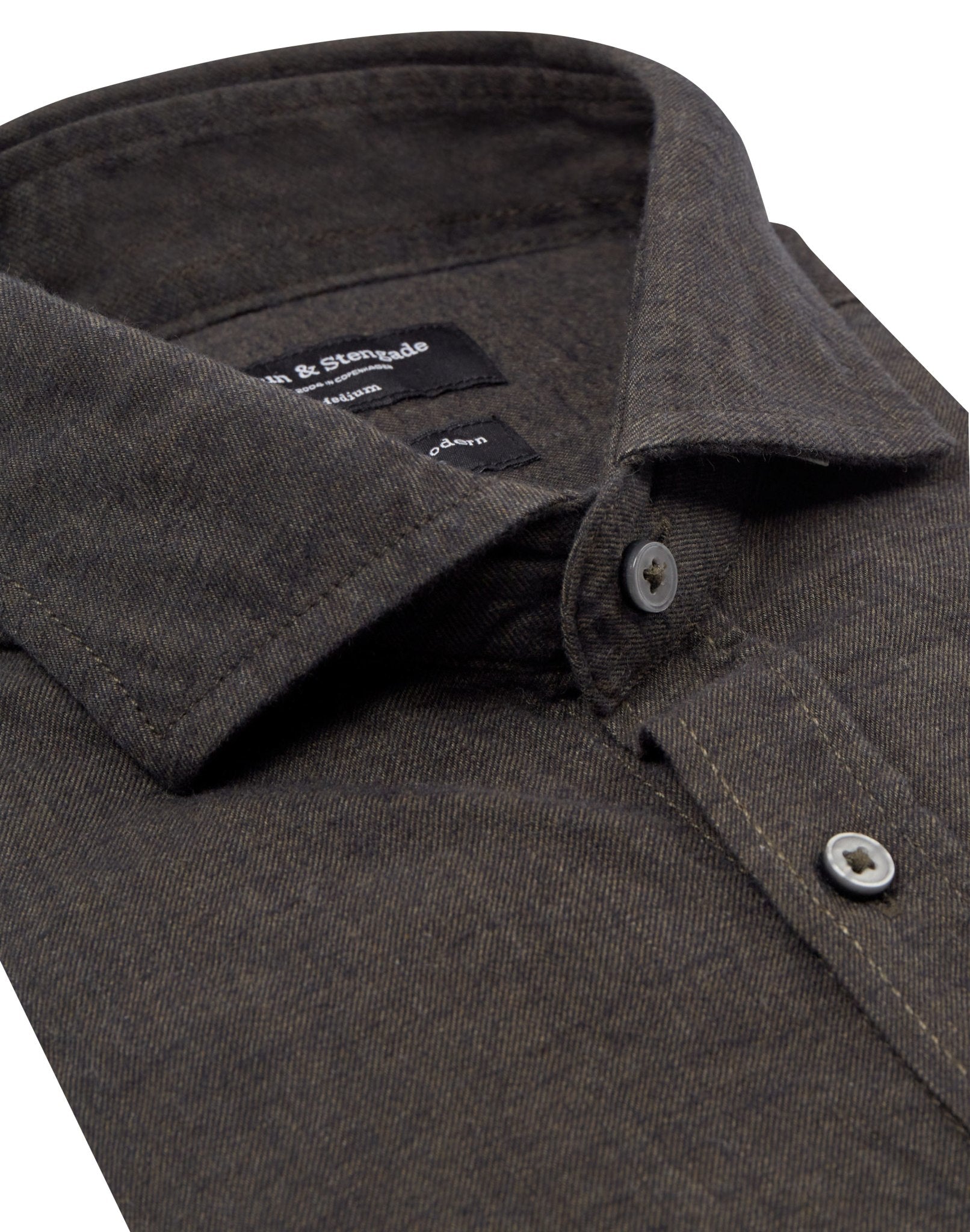 BS Lamin Casual Modern Fit Skjorte - Green