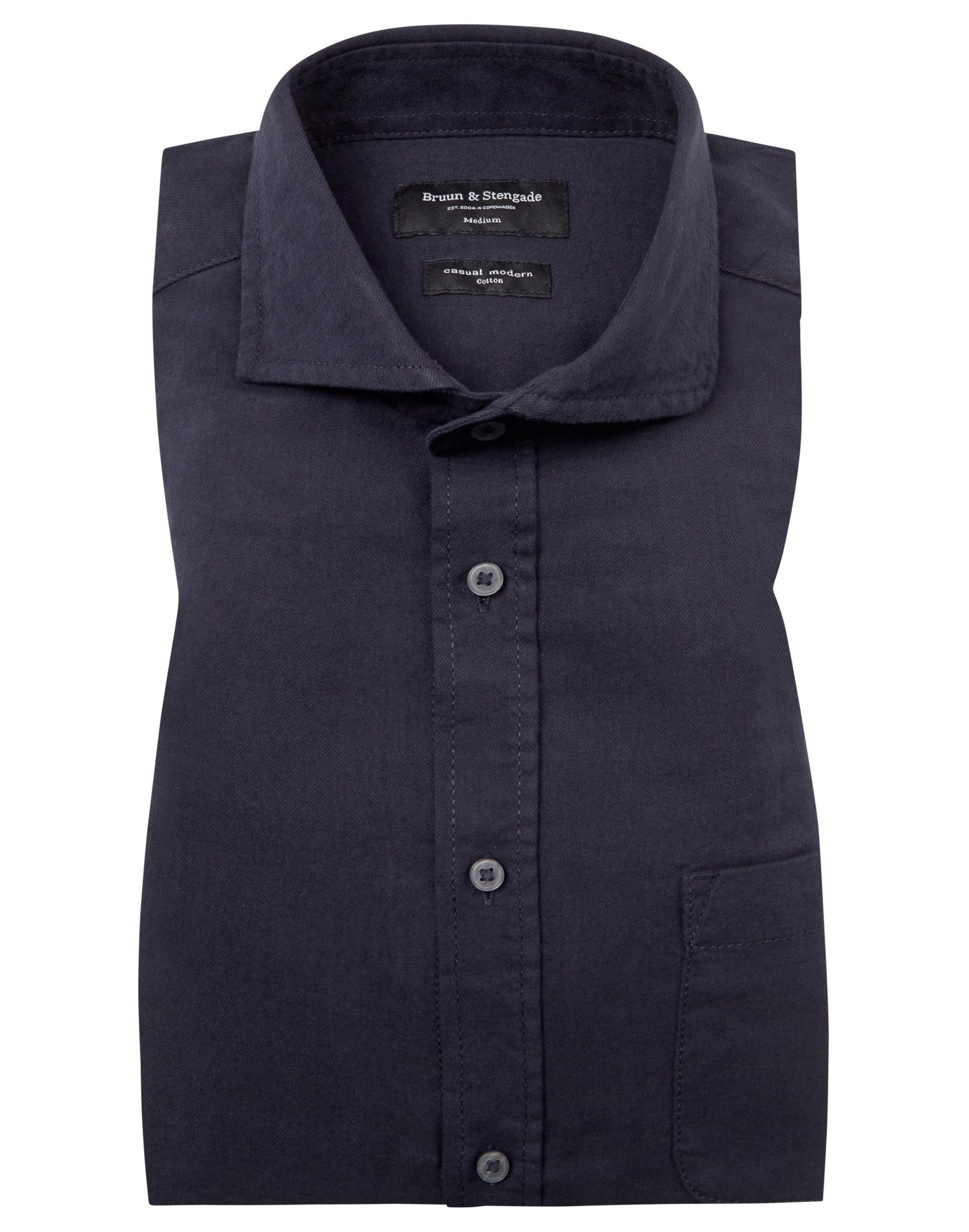 BS Lamin Casual Modern Fit Skjorte - Navy