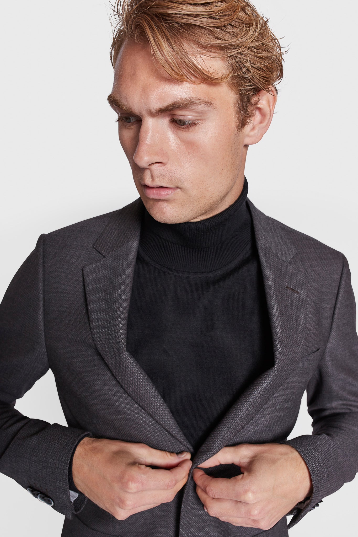 BS James Slim Fit Blazer - Grey