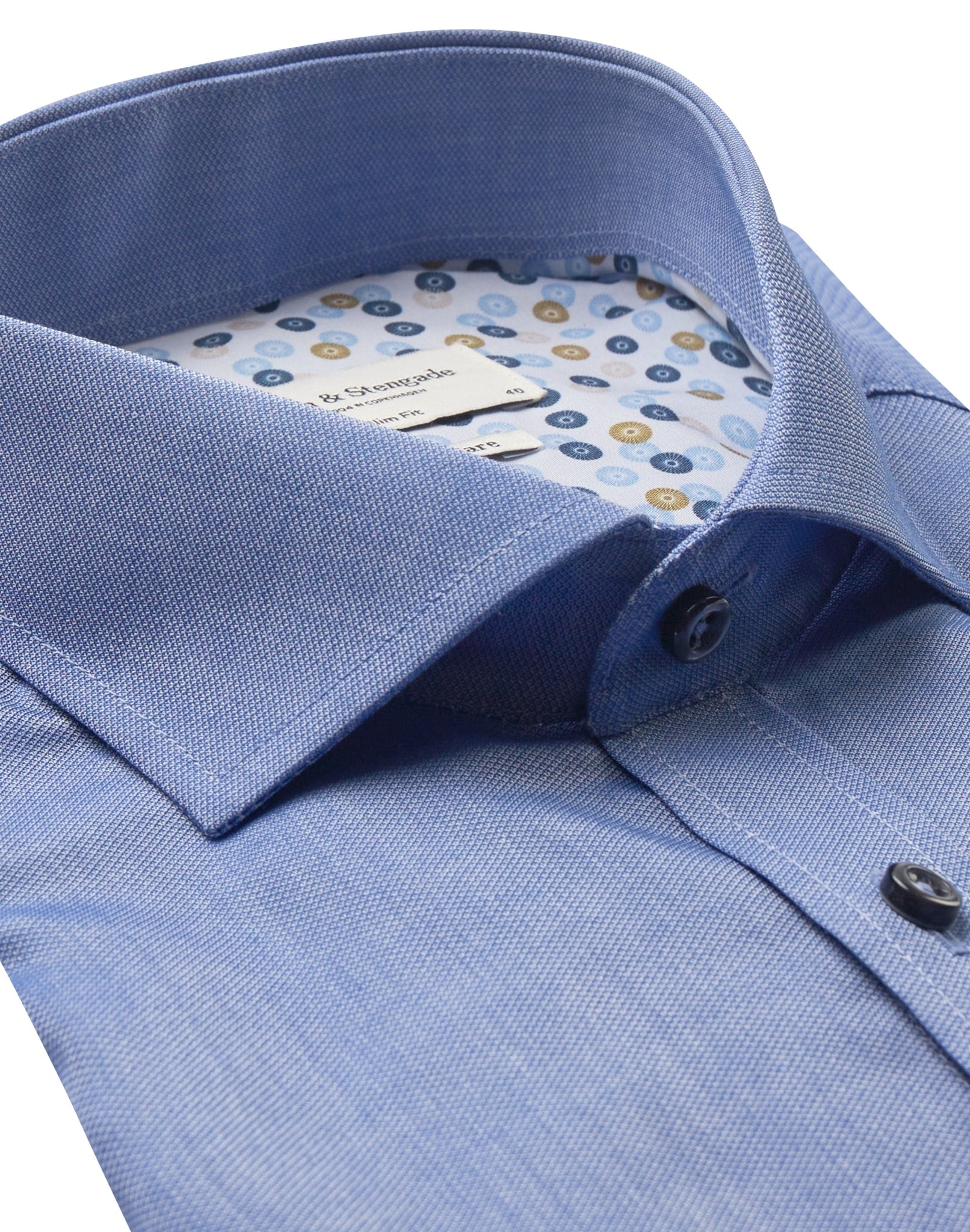 BS Matthaus Slim Fit Skjorte - Blue