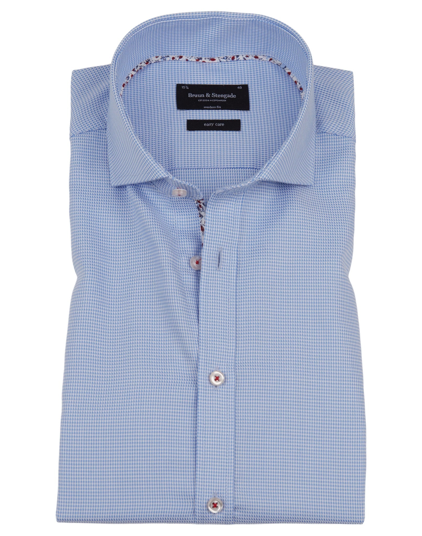 BS Melo Modern Fit Skjorte - Light Blue
