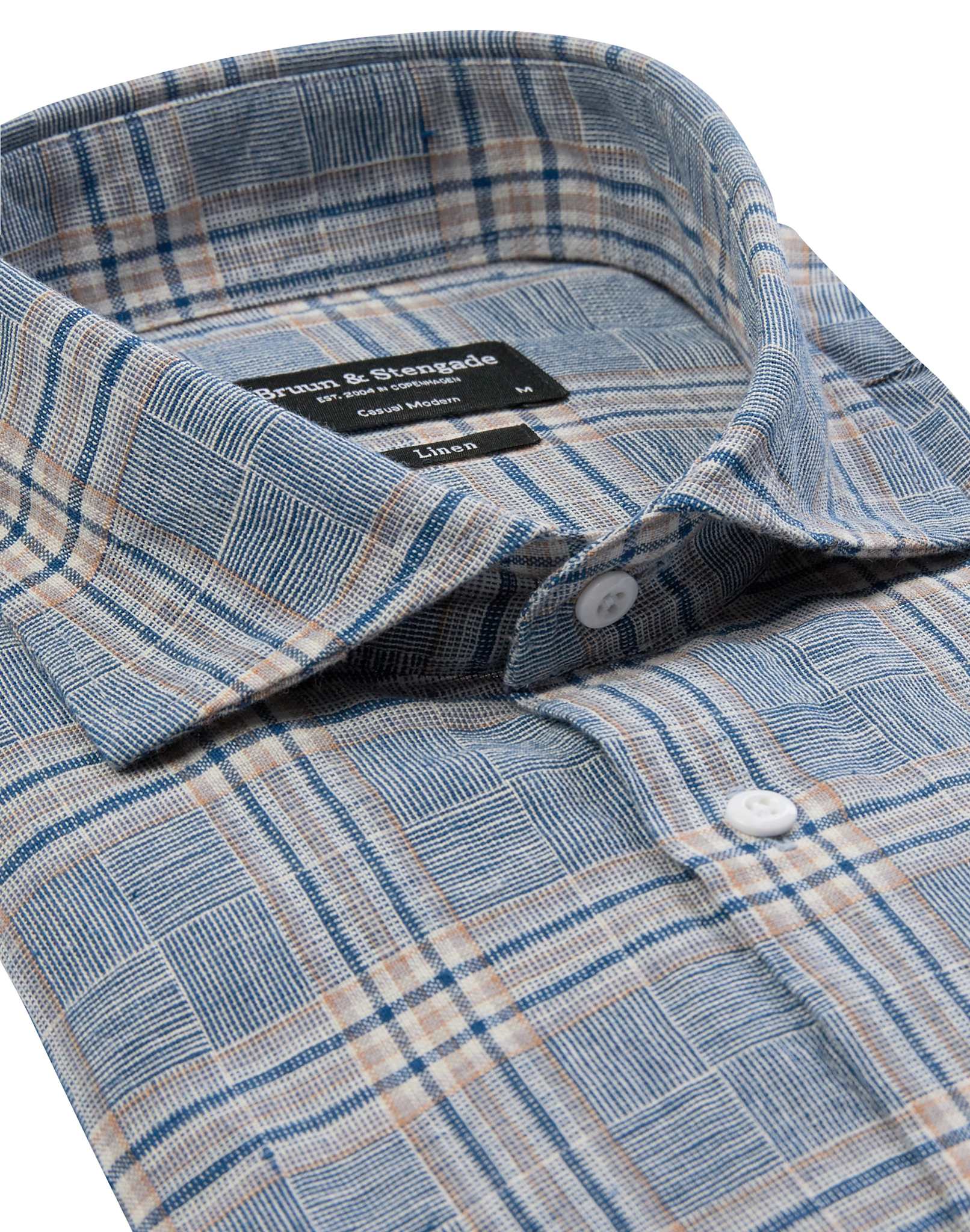 BS Mick Casual Modern Fit Skjorte - Blue