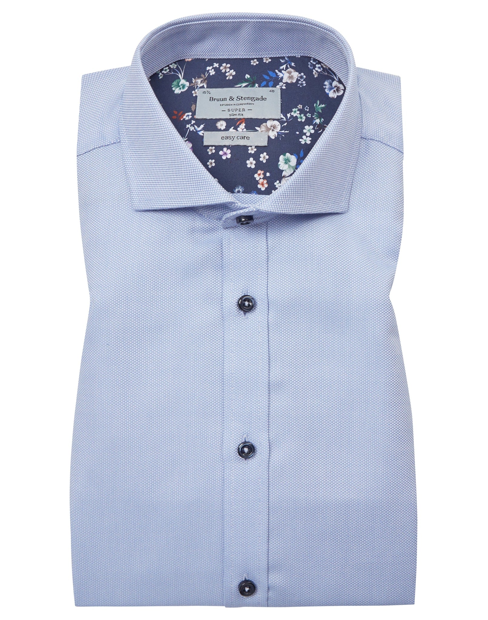 BS Morelo Super Slim Fit Skjorte - Blue