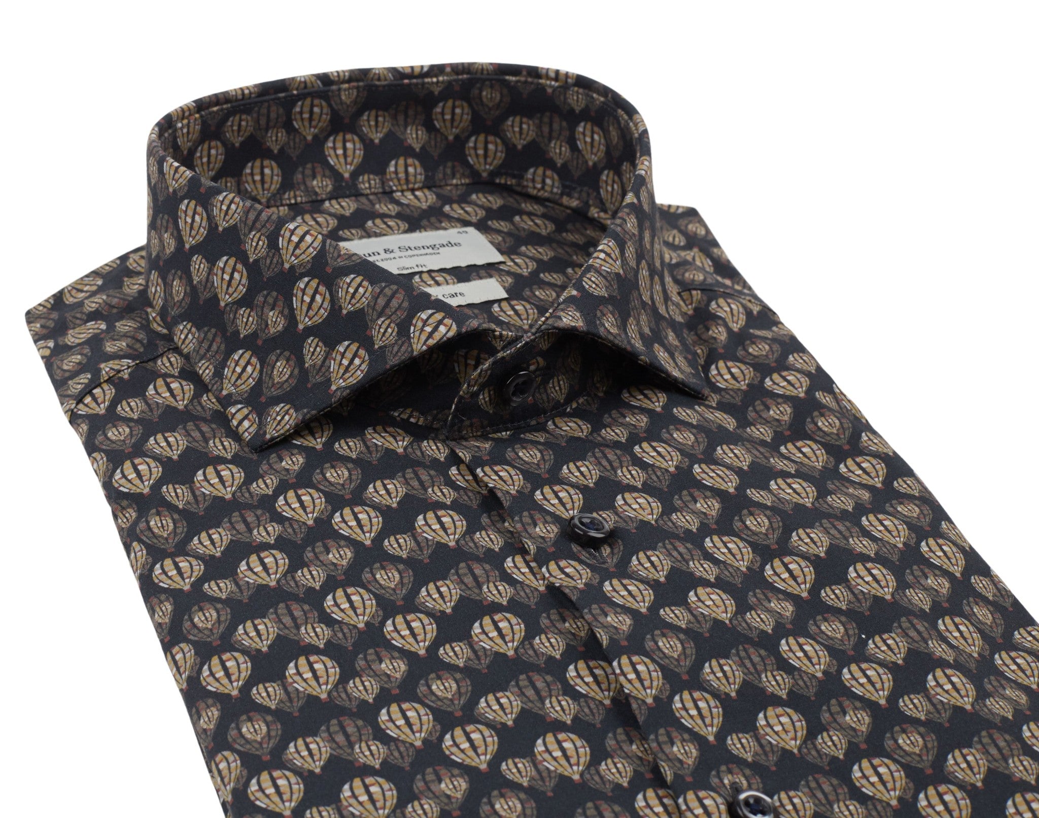 BS Munson Slim Fit Skjorte - Night