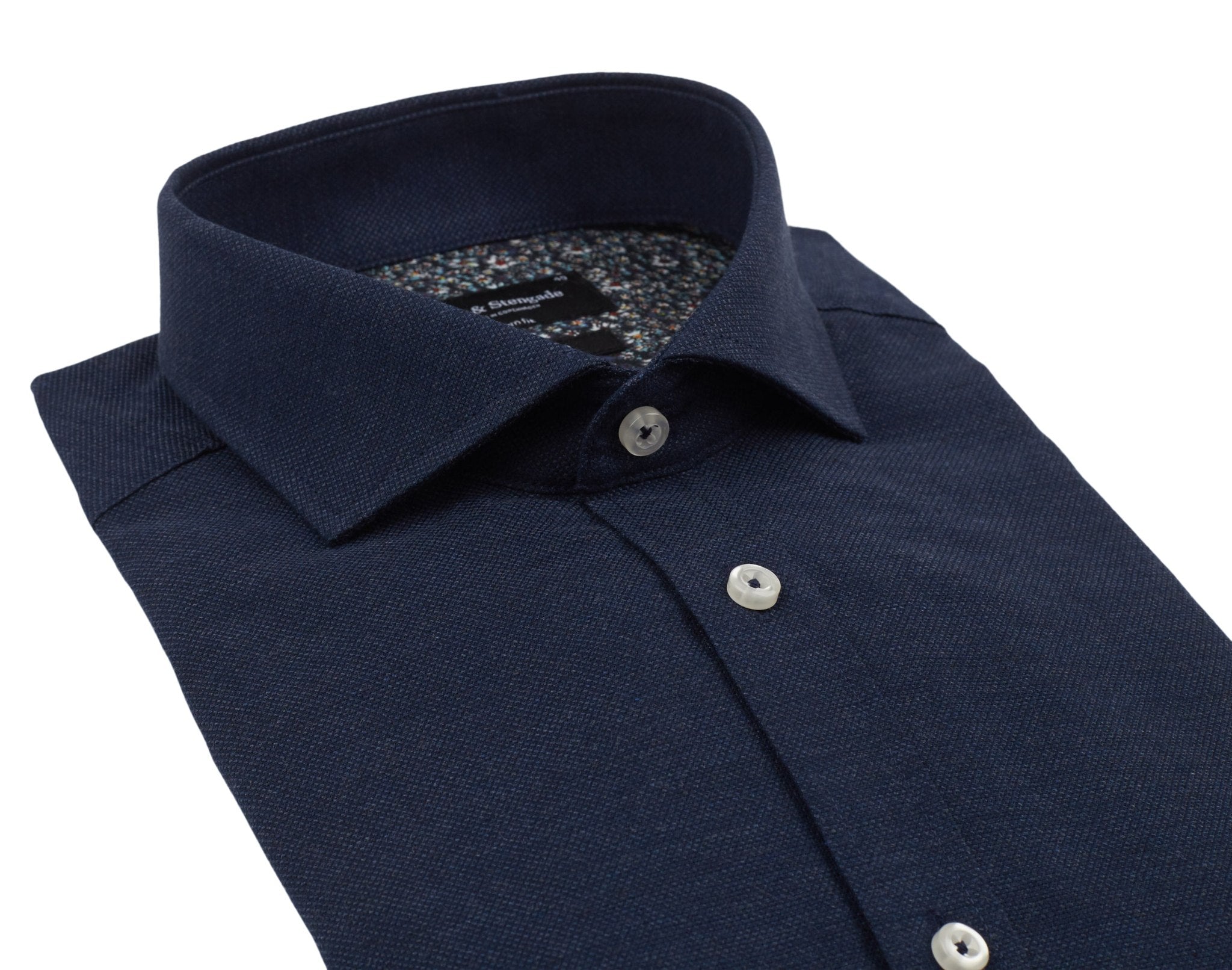 BS Nelson Modern Fit Skjorte - Navy