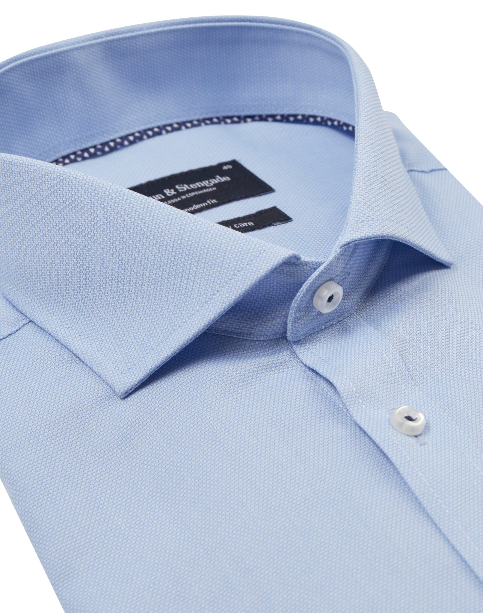 BS Odsonne Modern Fit Skjorte - Light Blue