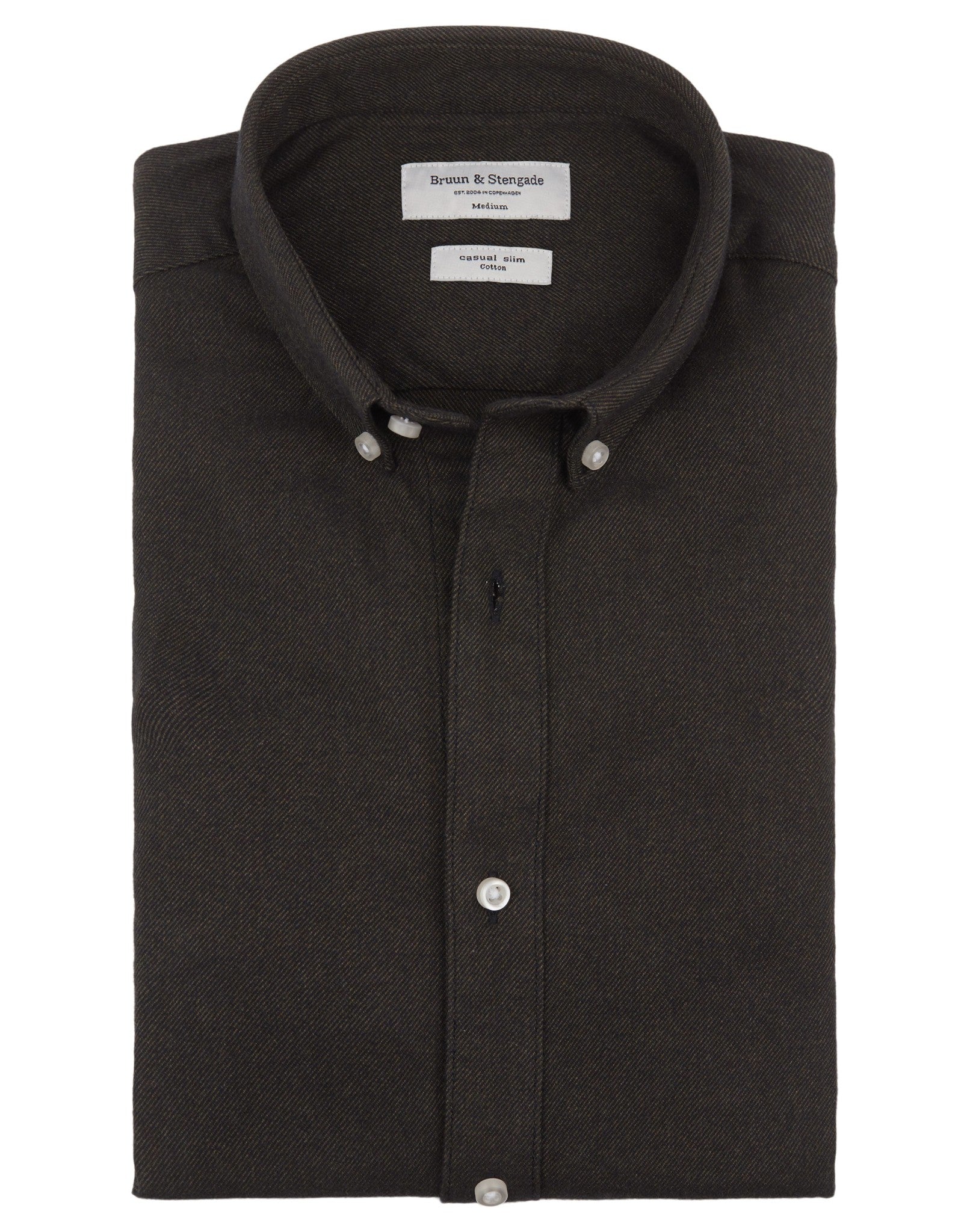 BS Osaka Slim Fit Skjorte - Green