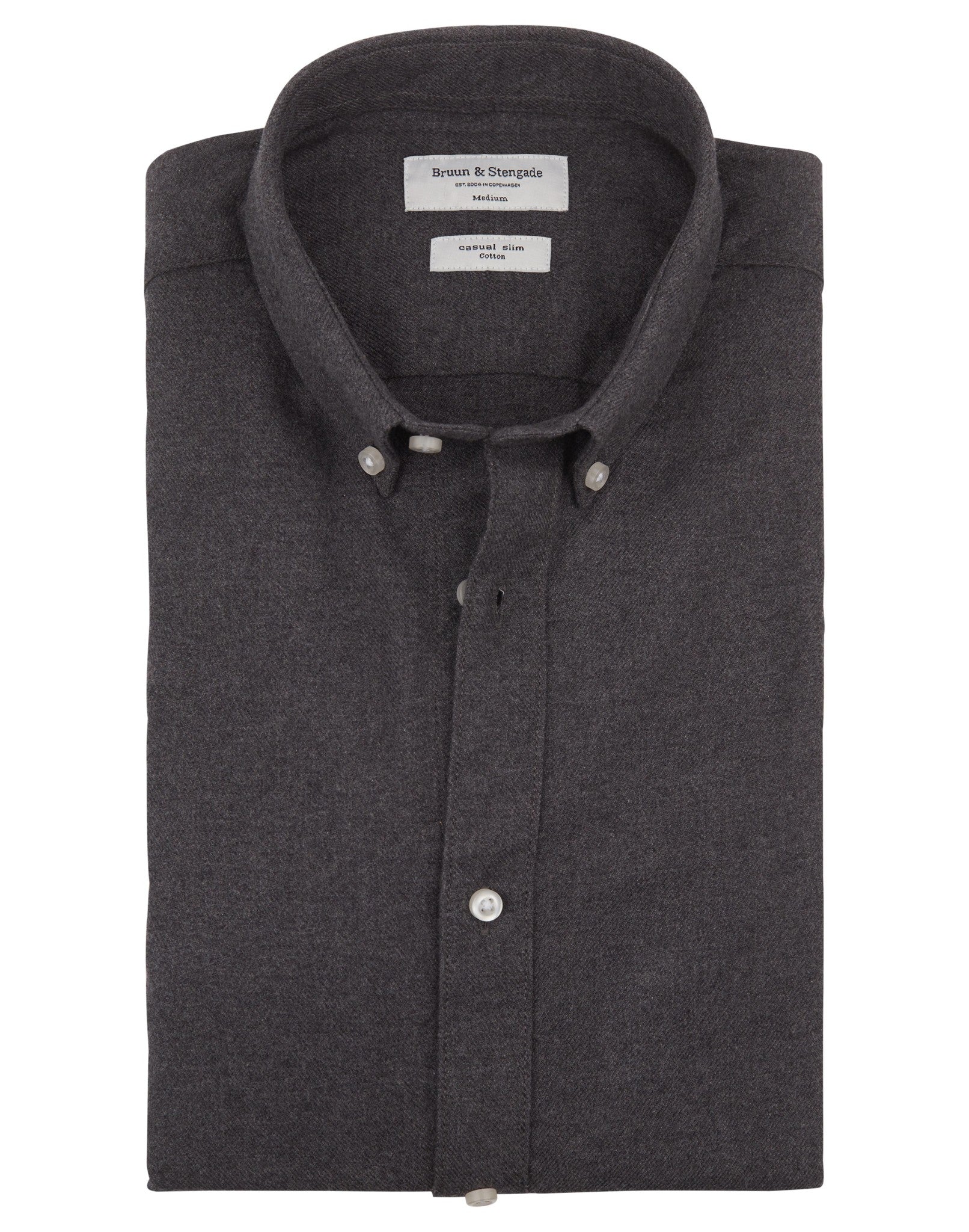 BS Osaka Slim Fit Skjorte - Grey