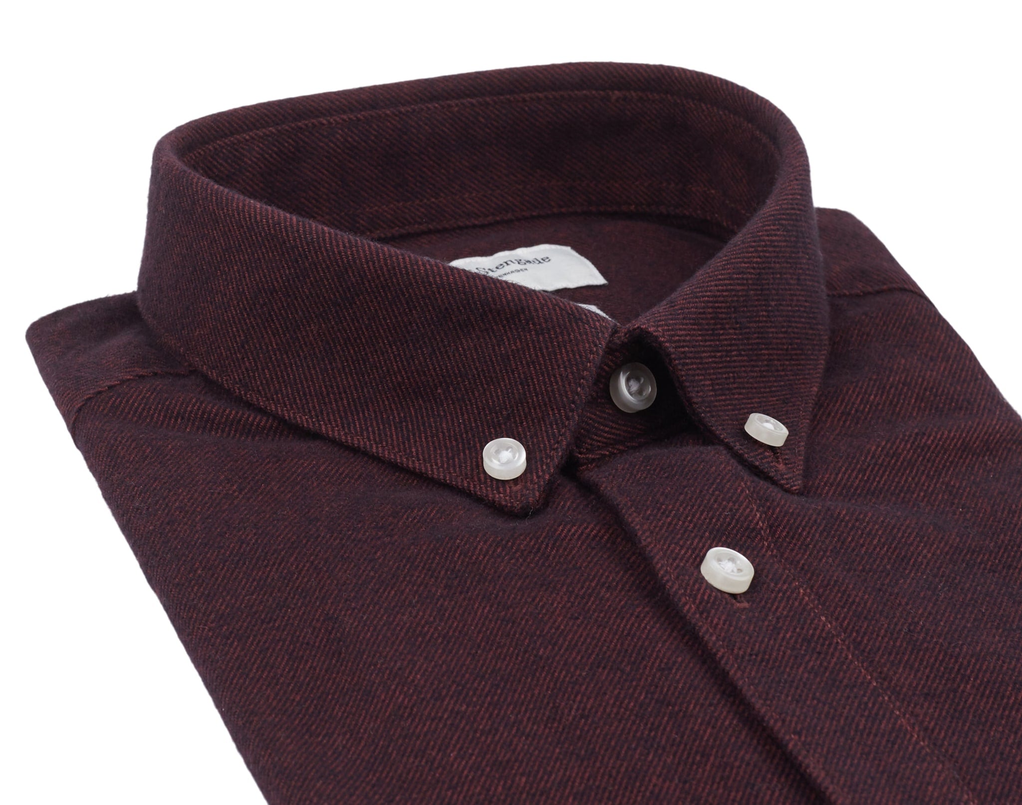 BS Osaka Slim Fit Skjorte - Bordeaux