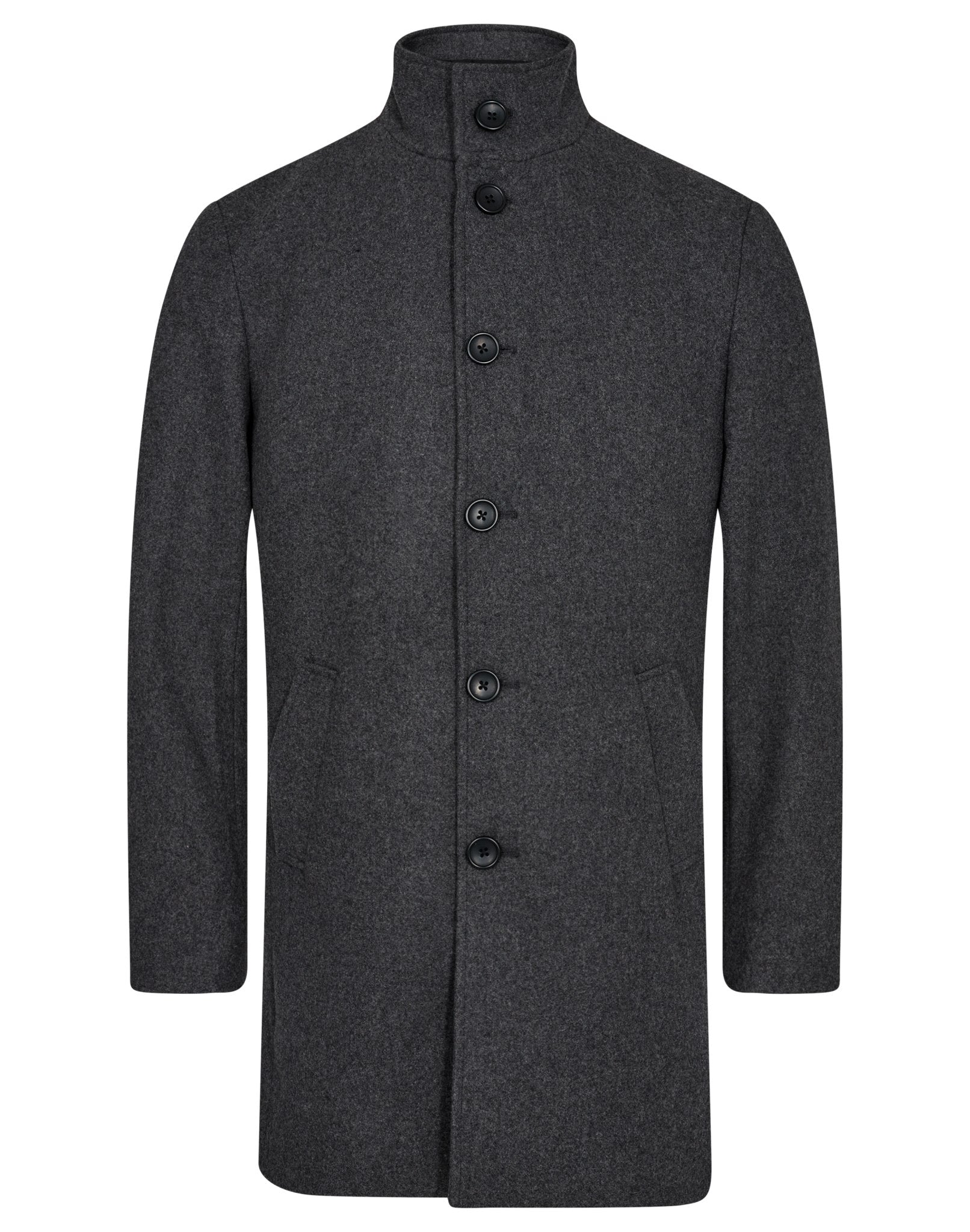 BS Woodstock Slim Fit Frakke - Dark Grey