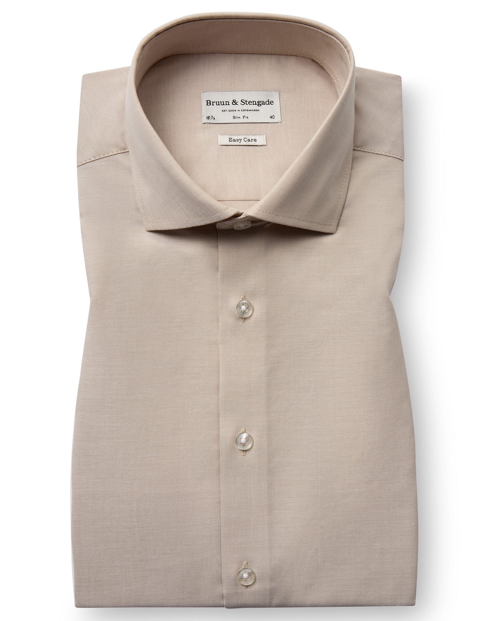 BS Norrie Slim Fit Shirt - Sand