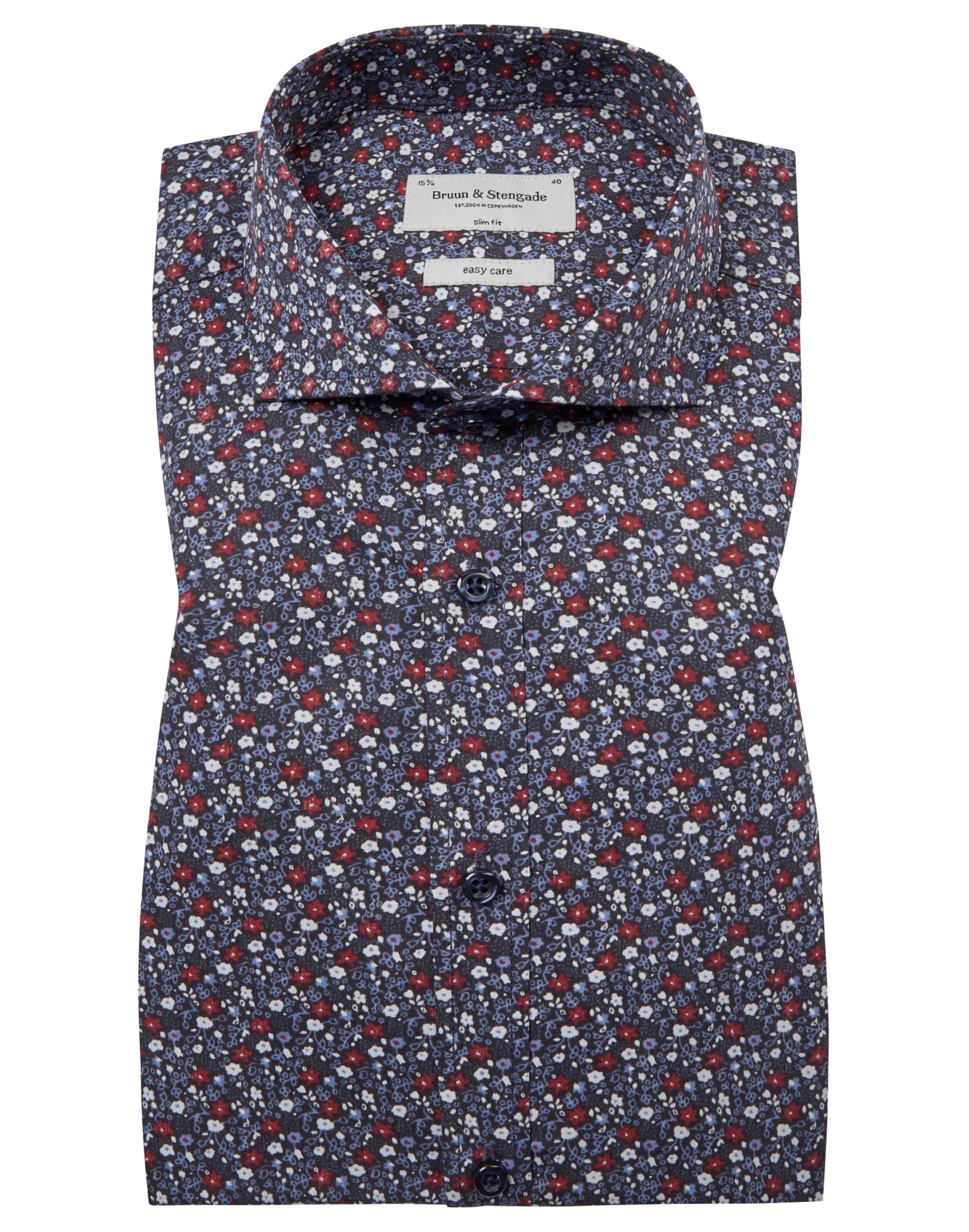 BS Pablo Slim Fit Skjorte - Thunder