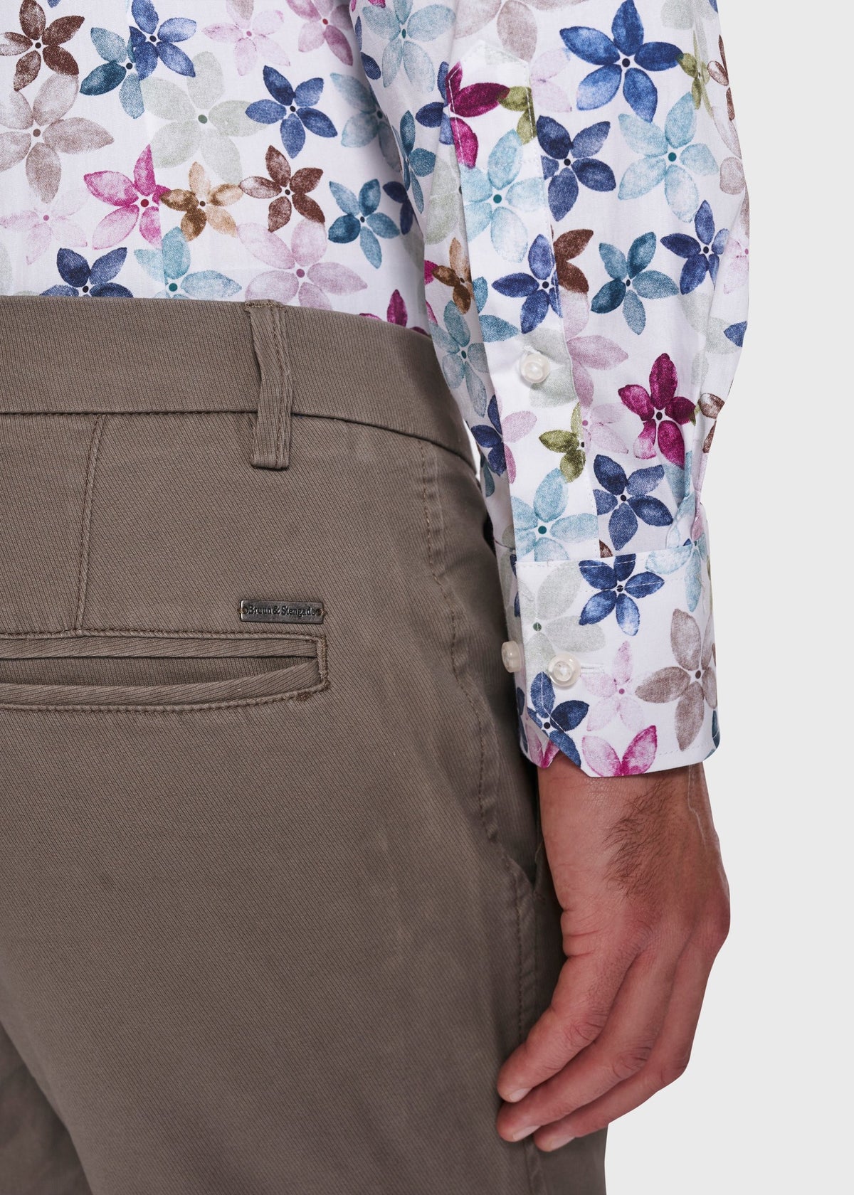 BS Porter Slim Fit Shirt - White