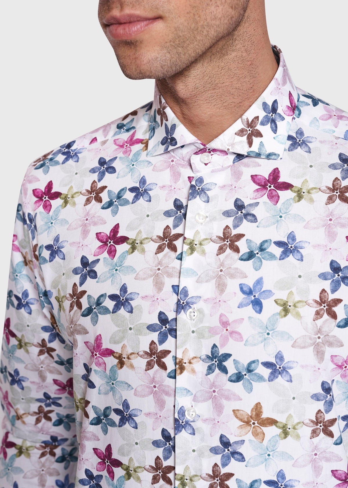 BS Porter Slim Fit Shirt - White