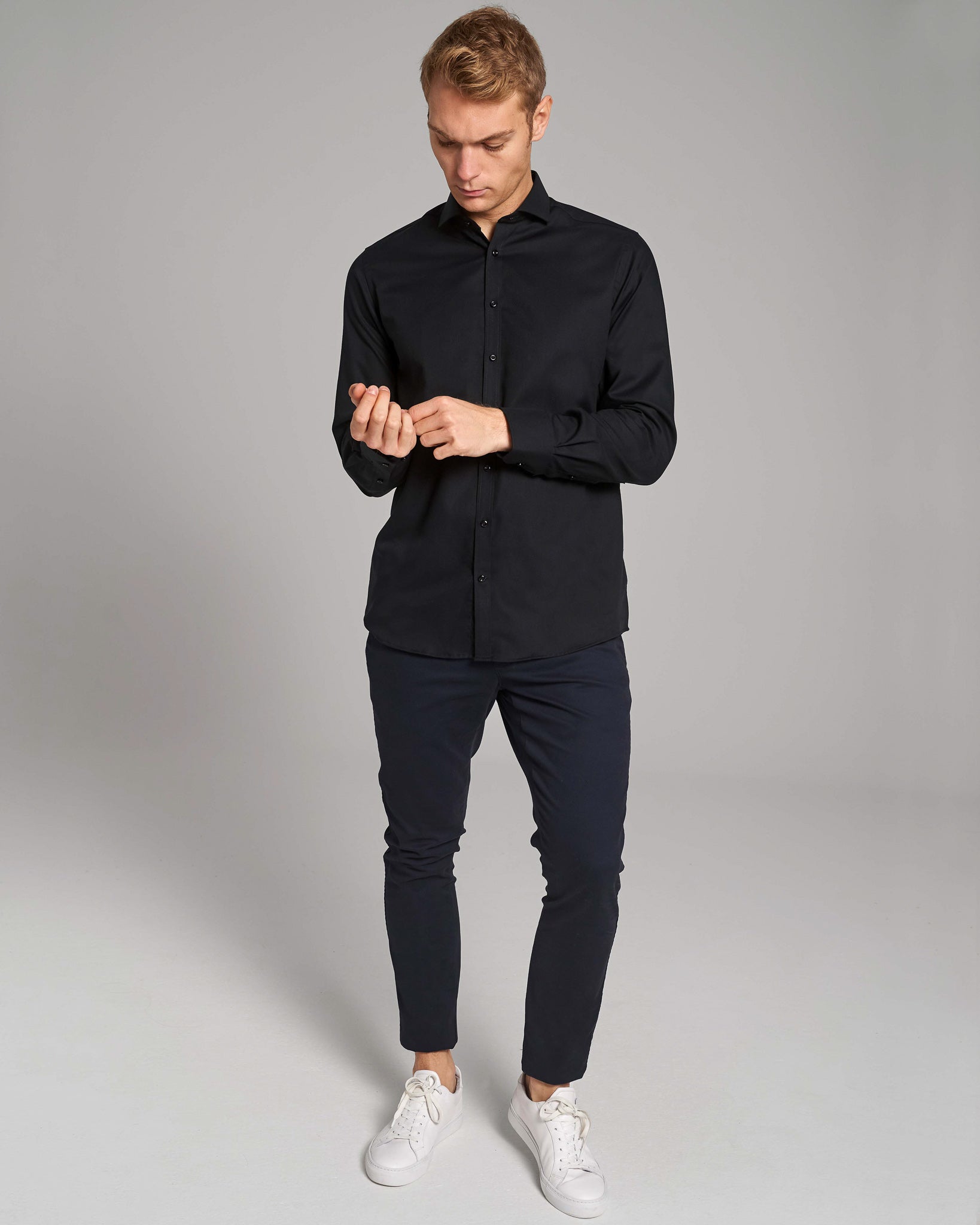 BS Raphael Modern Fit Shirt - Black