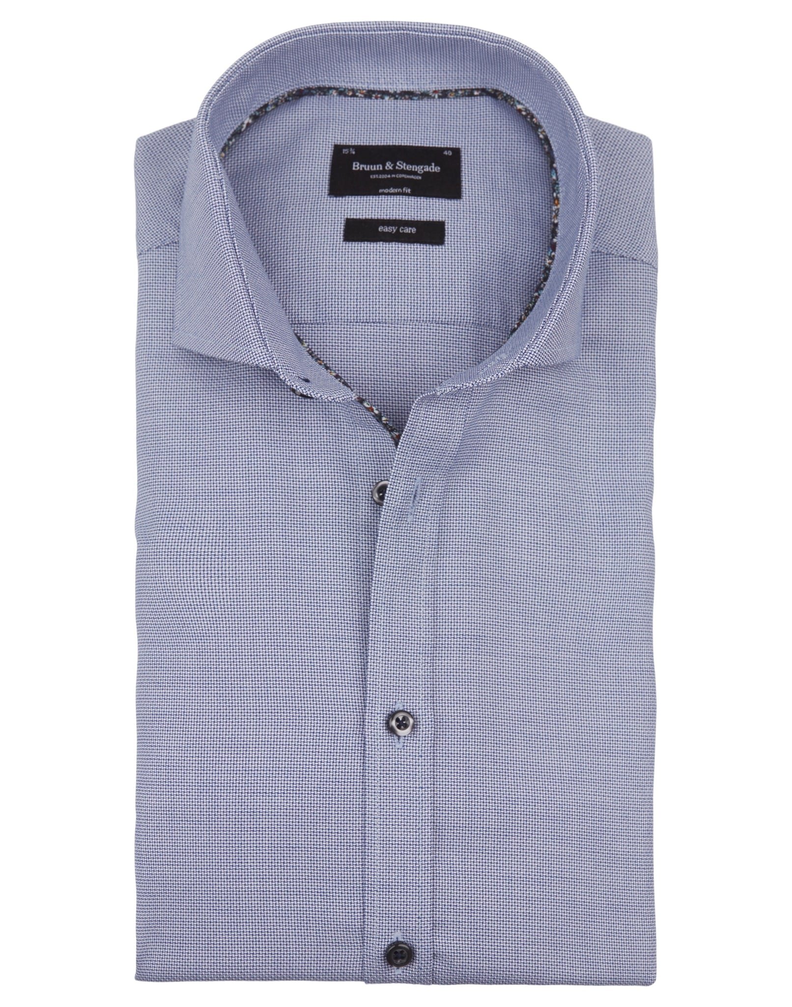 BS Sane Modern Fit Skjorte - Blue