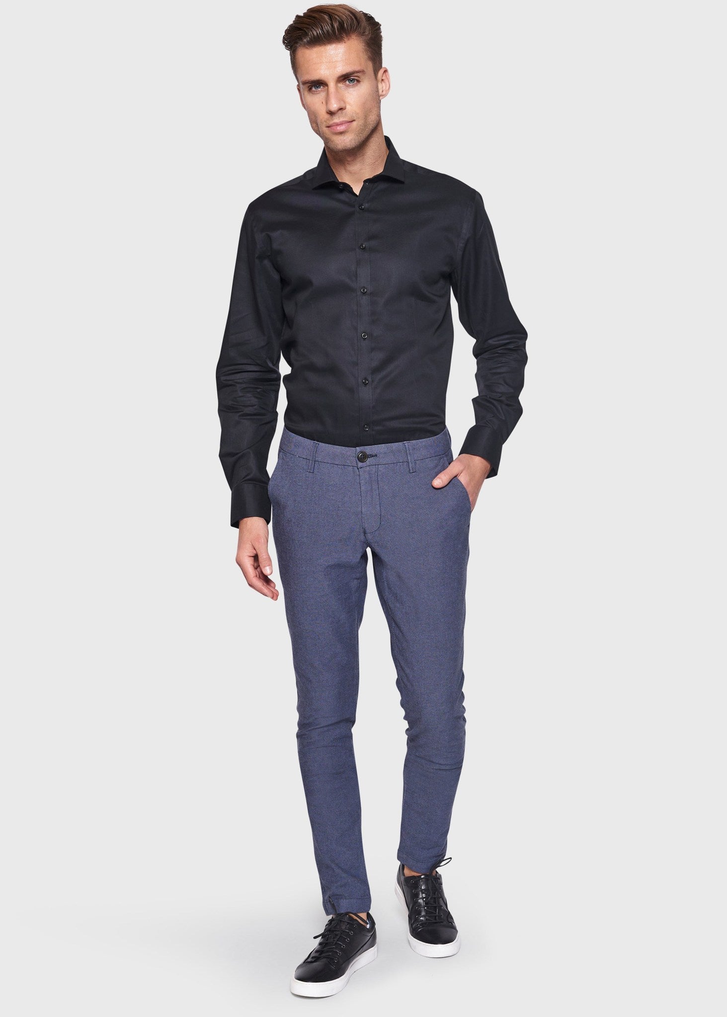BS Ted Slim Fit Chinos - Blue