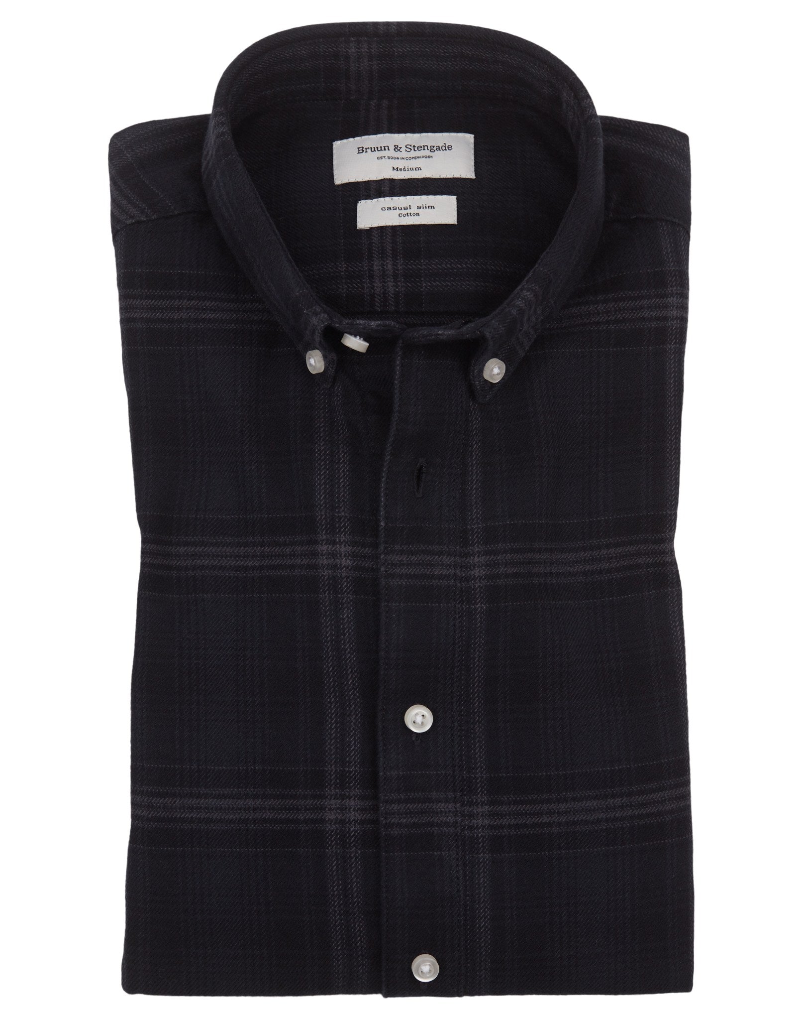 BS Tokyo Slim Fit Skjorte - Black