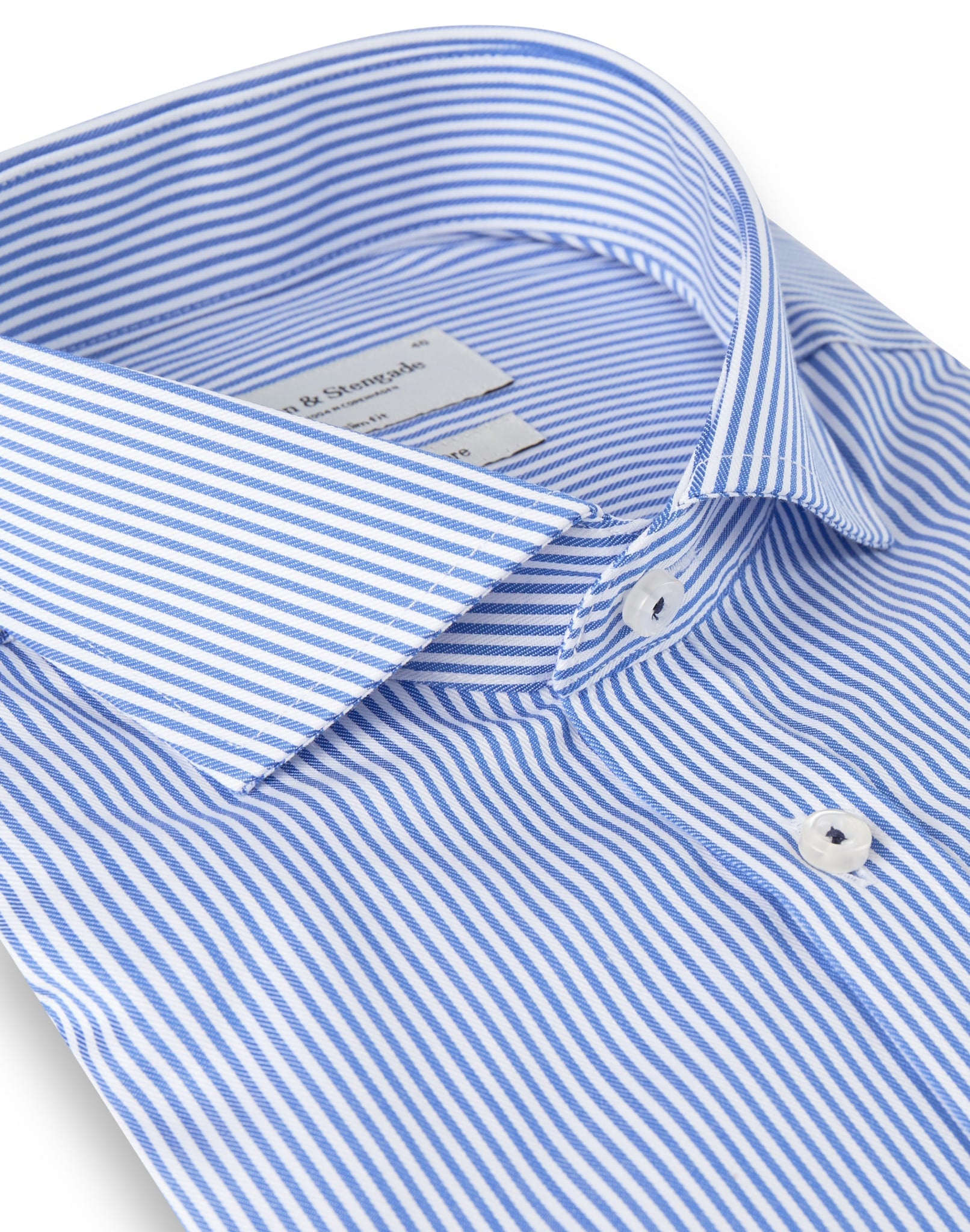 BS Ullrich Slim Fit Skjorte - Blue