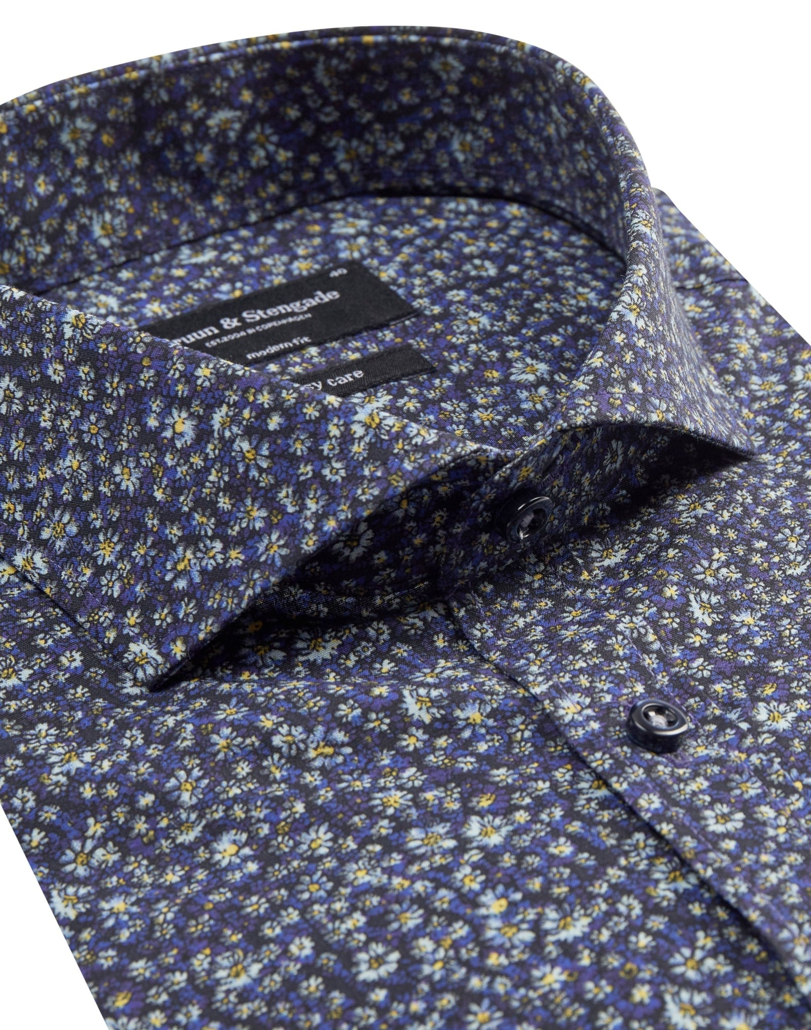 BS Vaneken Modern Fit Skjorte - Navy