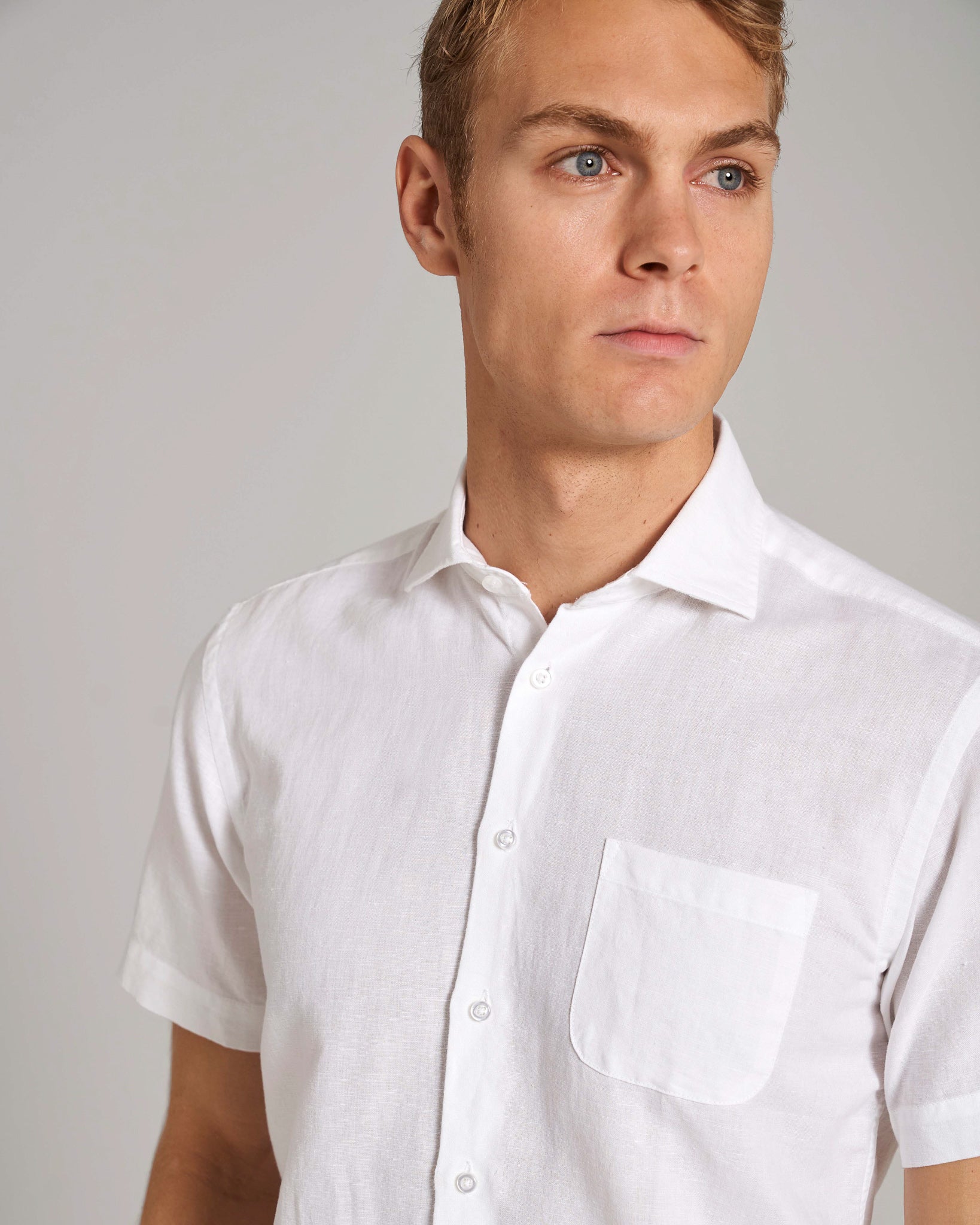BS Max Casual Modern Fit Skjorte - White
