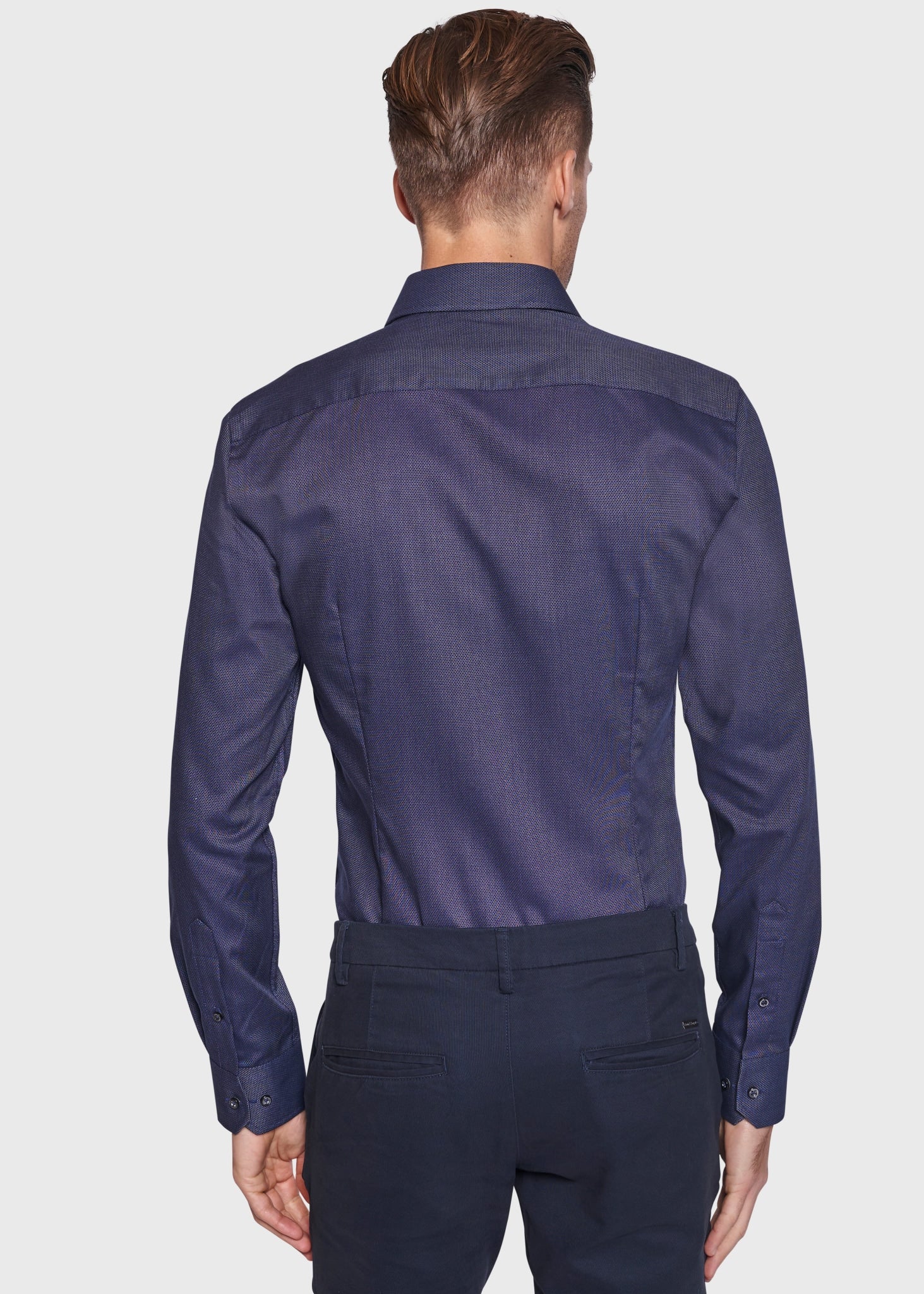 BS Wan Super Slim Fit Skjorte - Dark Blue