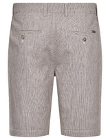 BS Darion Regular Fit Shorts - Brown/White
