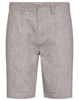 BS Darion Regular Fit Shorts - Brown/White