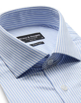 BS Alexei Modern Fit Shirt - Light Blue/White