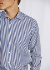 BS Rodriguez Slim Fit Shirt - Navy/White