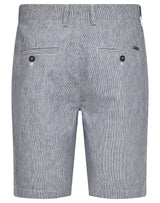 BS Darion Regular Fit Shorts - Navy/White