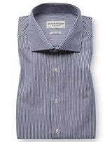 BS Mackenzie Slim Fit Shirt - Navy/White