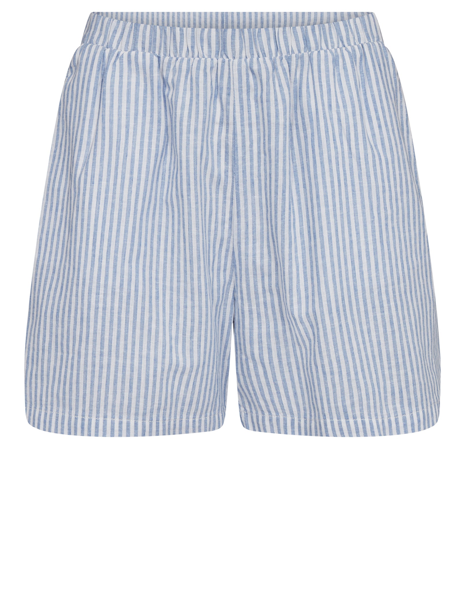 BS Oriana Regular Fit Shorts - Light Blue/White