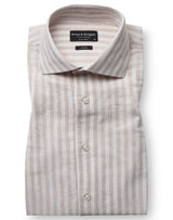 BS O'Sullivan Casual Modern Fit Shirt - Sand/White