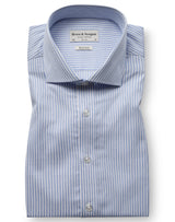 BS Popyrin Slim Fit Shirt - Light Blue/White