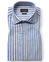 BS O'Sullivan Casual Modern Fit Shirt - Blue/White