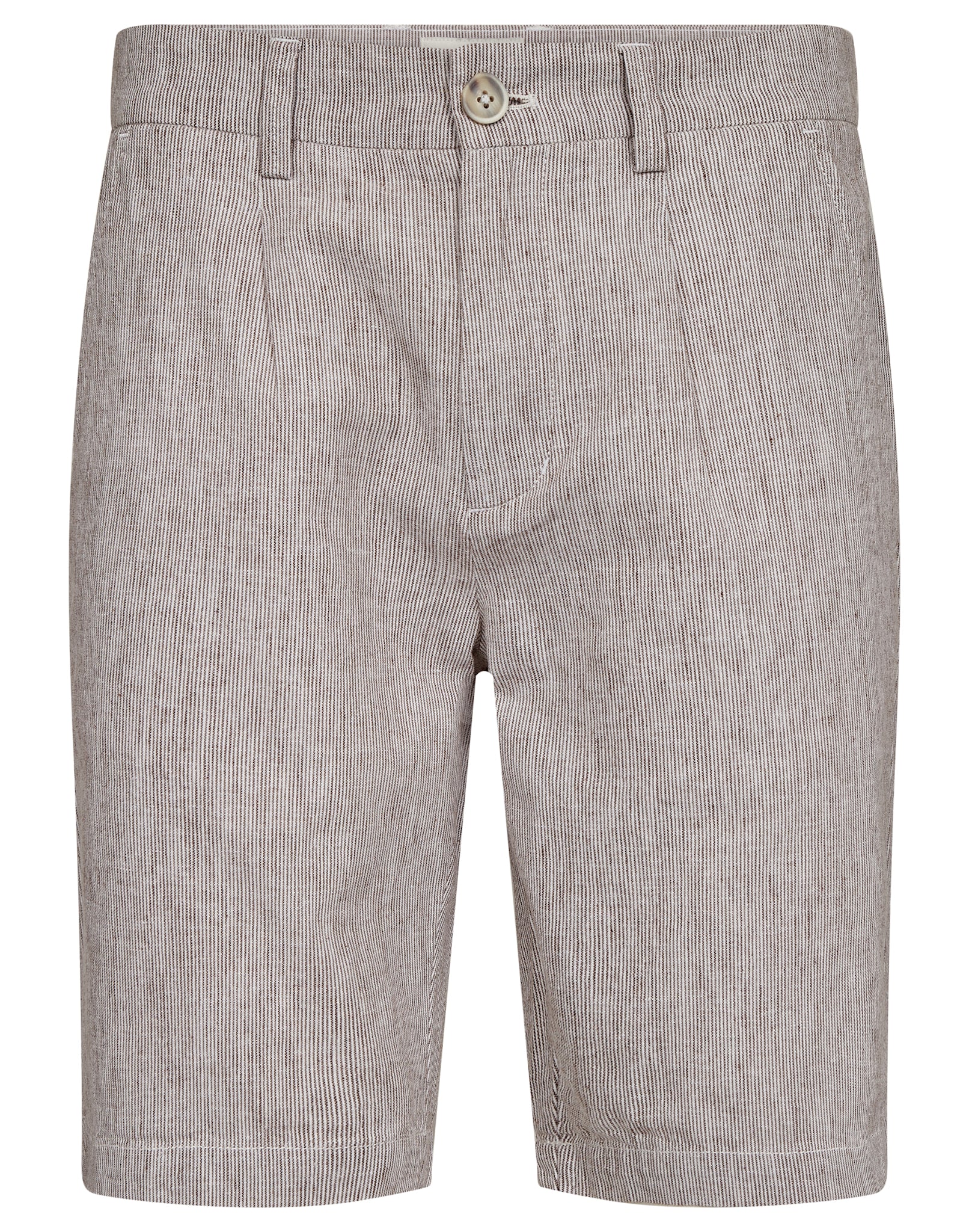 BS Darion Regular Fit Shorts - Brown/White