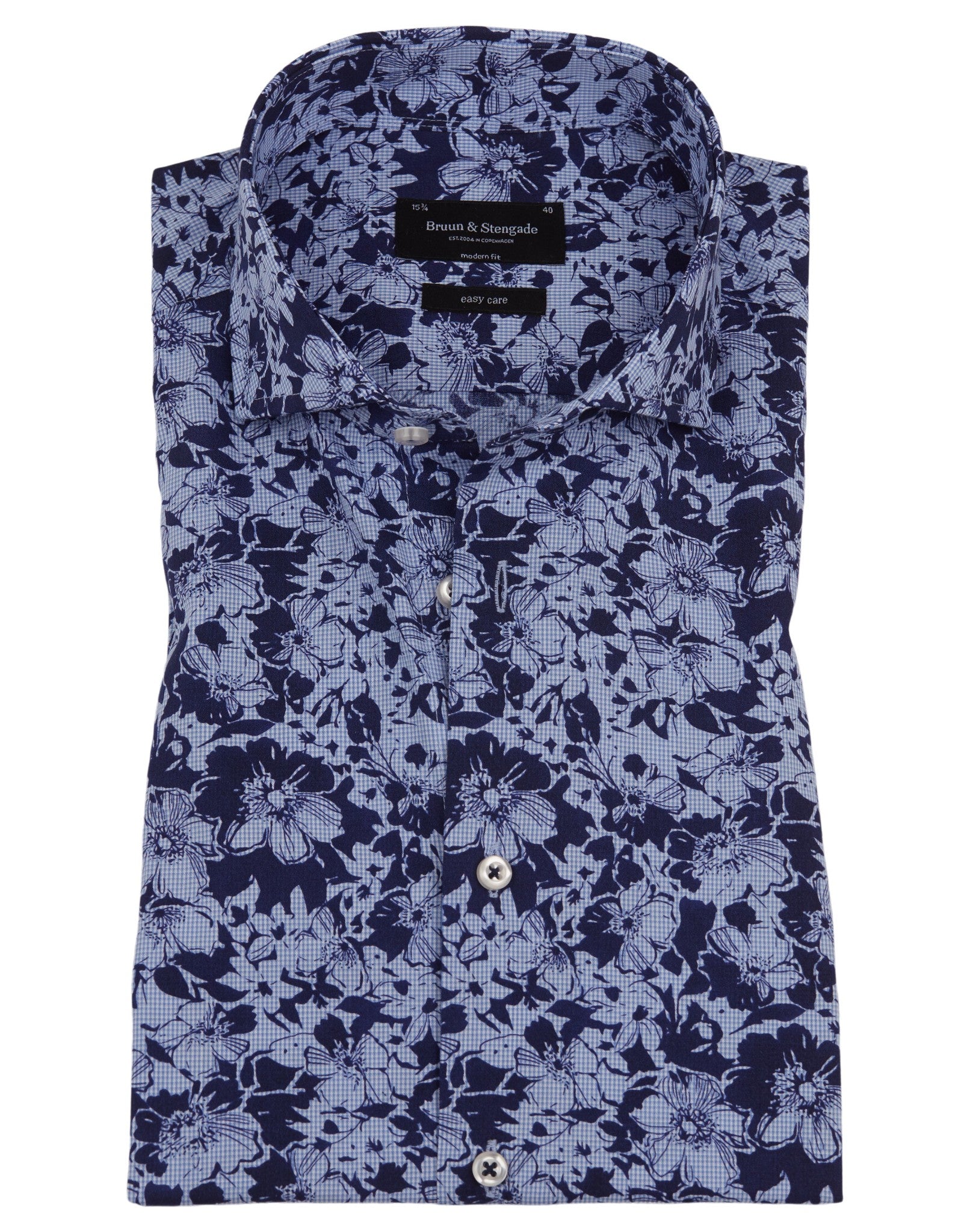 BS Winks Modern Fit Skjorte - Light Blue
